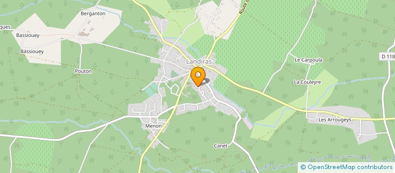 localisation de l'entreprise SCI MA.C  LANDIRAS