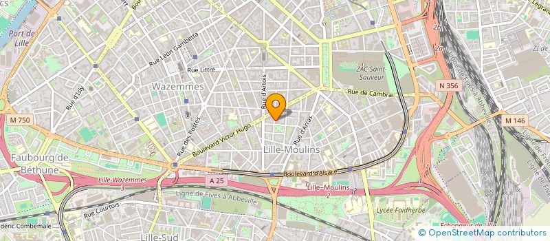 localisation de l'entreprise SCI MA CAMPAGNE à LILLE