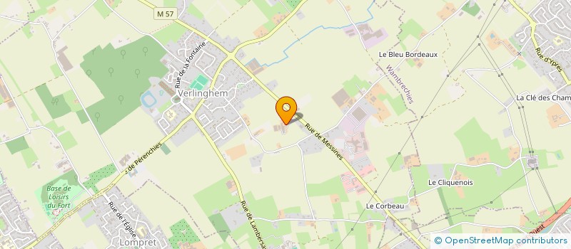 localisation de l'entreprise SCI MA CAMPAGNE 68-70  VERLINGHEM