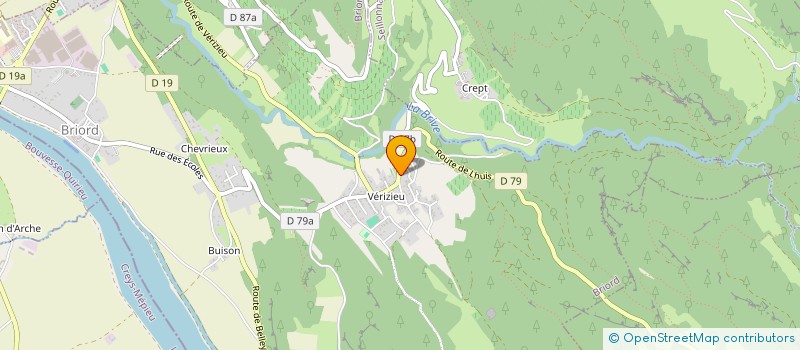 localisation de l'entreprise SCI MA-CCASA  SERRIERES-DE-BRIORD