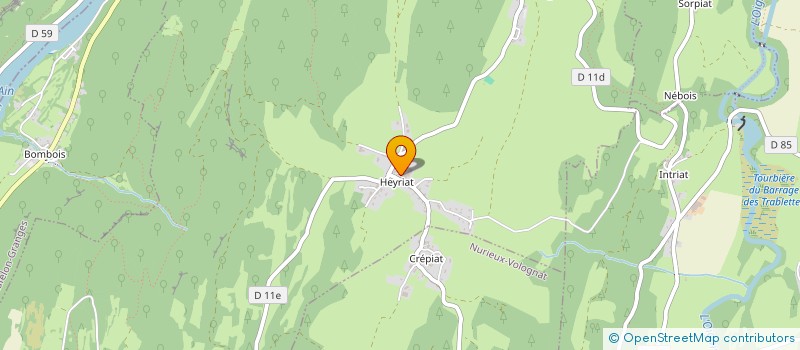 localisation de l'entreprise SCI MA CE VA STE  SONTHONNAX-LA-MONTAGNE