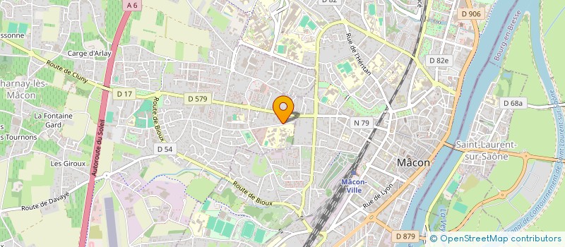 localisation de l'entreprise SCI MA&CO  CHARNAY-LES-MACON