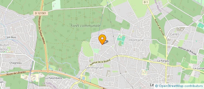 localisation de l'entreprise SCI MA-DA  LE TAILLAN-MEDOC