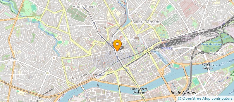 localisation de l'entreprise SCI MA FRAN à NANTES
