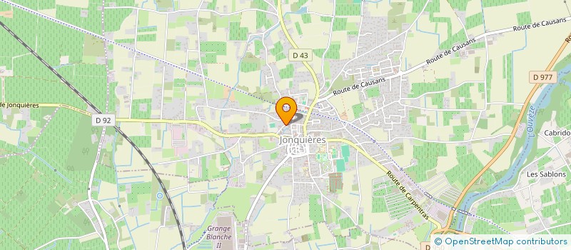 localisation de l'entreprise SCI MA.GA.CO.FO  JONQUIERES