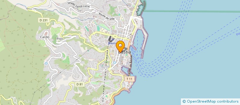 localisation de l'entreprise SCI MA GI à BASTIA