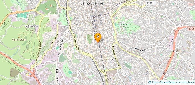 localisation de l'entreprise SCI MA GIPIE  SAINT-ETIENNE