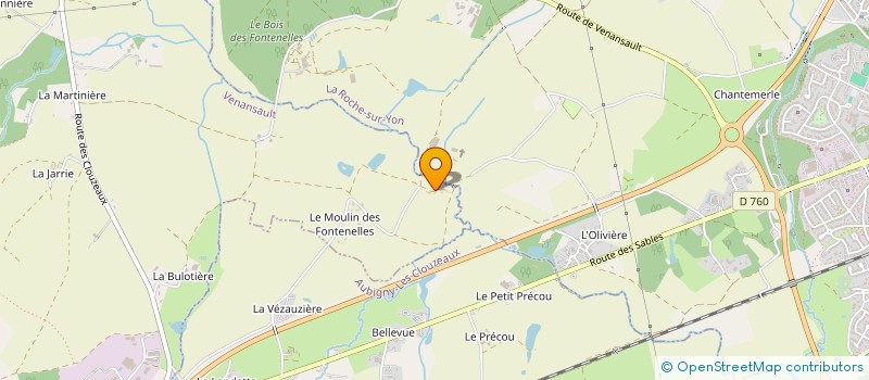 localisation de l'entreprise SCI MA GT  VENANSAULT