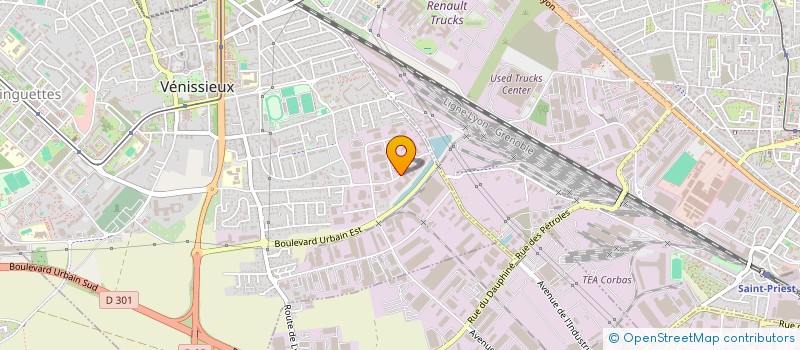 localisation de l'entreprise SCI MA-IMMOBILIER  VENISSIEUX