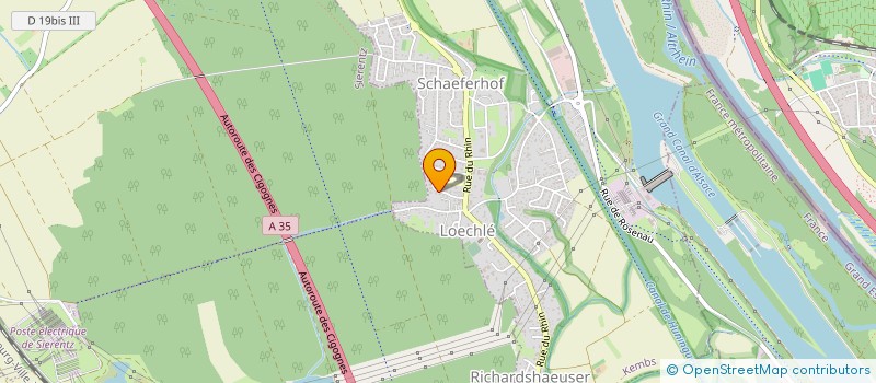 localisation de l'entreprise SCI MA JFC  KEMBS