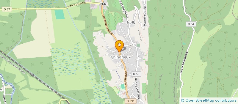 localisation de l'entreprise SCI MA LI BOU  CHINDRIEUX