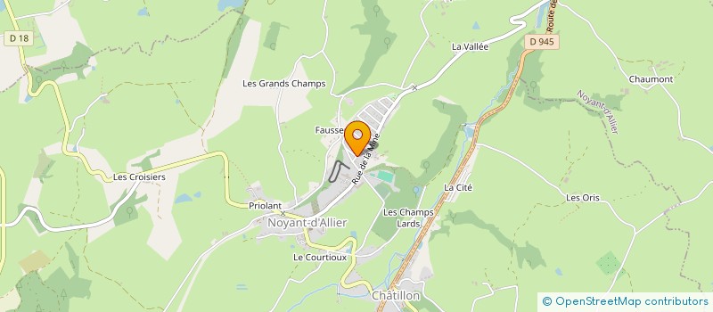 localisation de l'entreprise SCI MA MAISON DE NOYANT  NOYANT-D'ALLIER