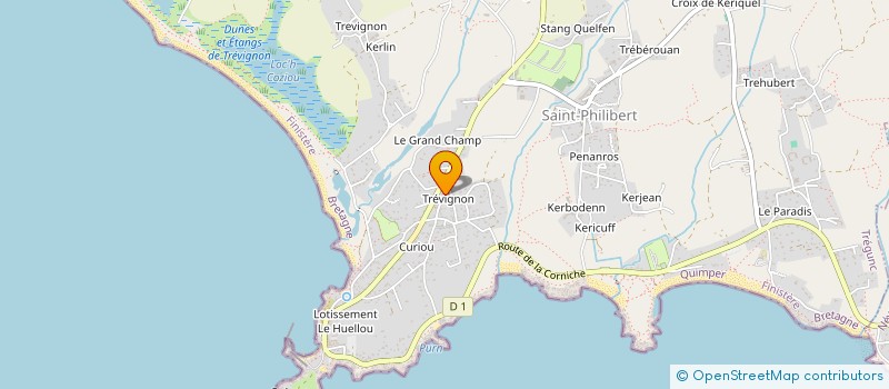 localisation de l'entreprise SCI MA&MAX  TREGUNC