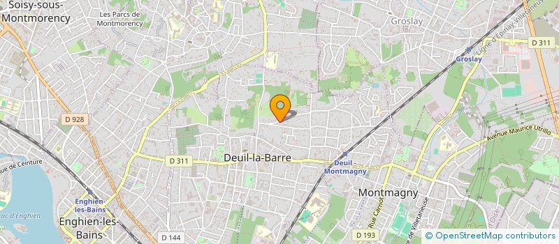 localisation de l'entreprise SCI MA & MI'Z APPART  DEUIL-LA-BARRE