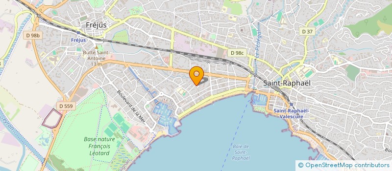 localisation de l'entreprise SCI MA MINOUCHE à FREJUS