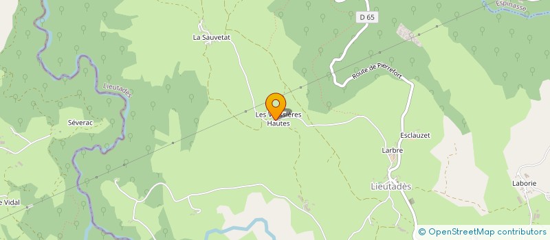 localisation de l'entreprise SCI MA PAGINNE à LIEUTADES