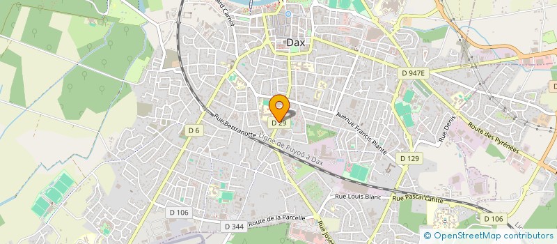 localisation de l'entreprise SCI MA PI CA à DAX