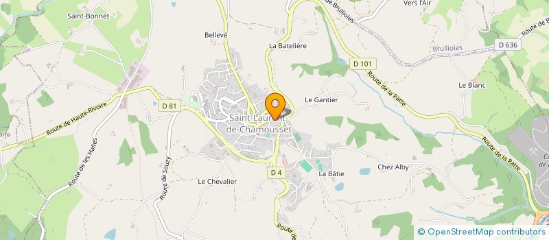 localisation de l'entreprise SCI MA PIERRE  SAINT-LAURENT-DE-CHAMOUSSET