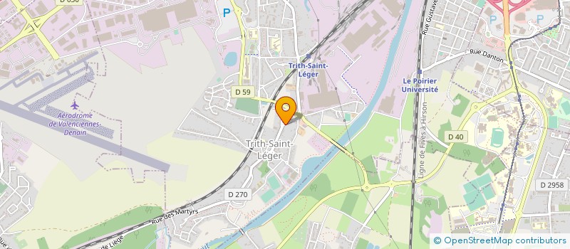 localisation de l'entreprise SCI MA POULETTE  TRITH-SAINT-LEGER