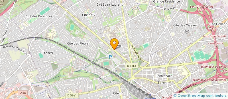 localisation de l'entreprise SCI MA RETRAITE  LENS