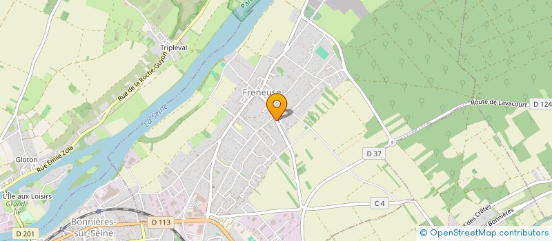 localisation de l'entreprise SCI MA.STE.JU.MI.EL.  FRENEUSE