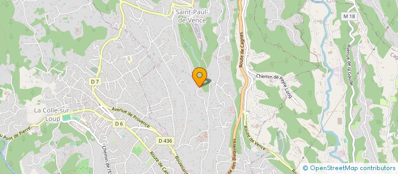 localisation de l'entreprise SCI MA TAI à SAINT-PAUL-DE-VENCE