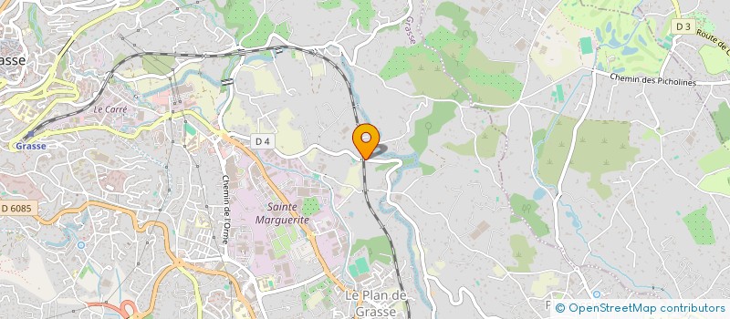 localisation de l'entreprise SCI MA TROUVAILLE à GRASSE