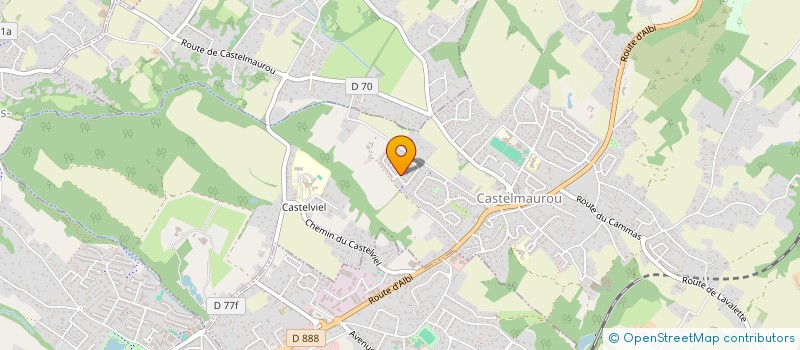 localisation de l'entreprise SCI MA2  CASTELMAUROU