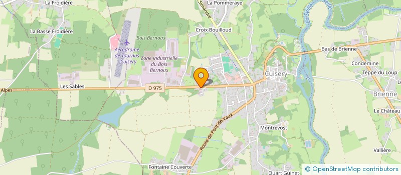 localisation de l'entreprise SCI MA2M  CUISERY