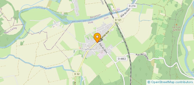 localisation de l'entreprise SCI MA2P  VILLETTE-LES-ARBOIS