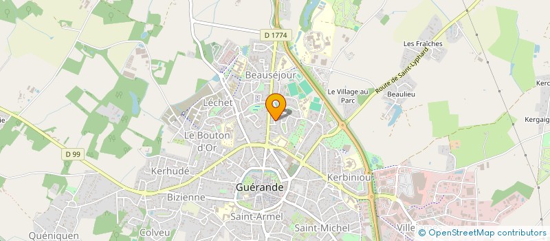 localisation de l'entreprise SCI MA2S  GUERANDE