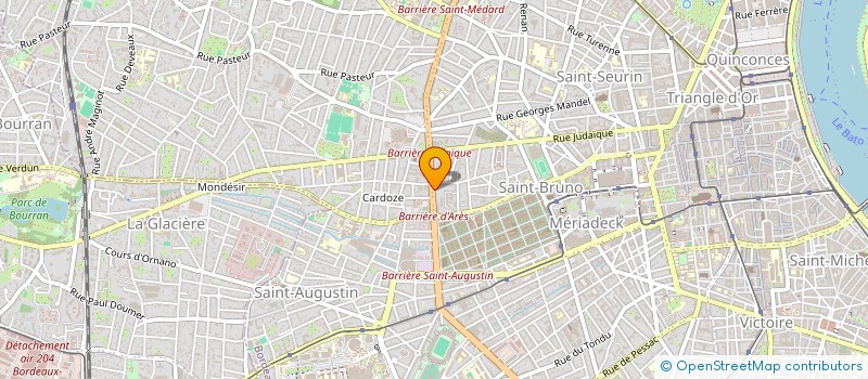 localisation de l'entreprise SCI MA38  BORDEAUX