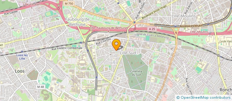 localisation de l'entreprise SCI MAA à LILLE