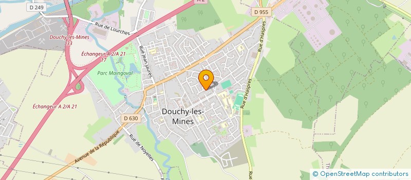 localisation de l'entreprise SCI MAAAMI à DOUCHY-LES-MINES