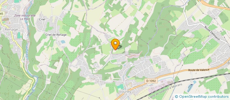 localisation de l'entreprise SCI MAAB  VOUREY
