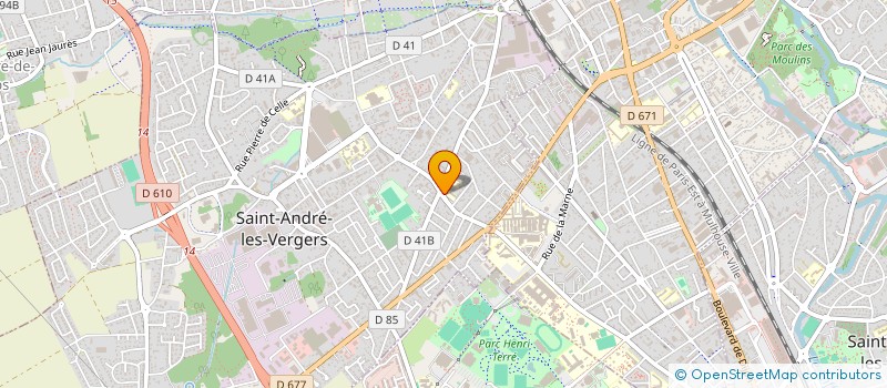 localisation de l'entreprise SCI MAAC  SAINT-ANDRE-LES-VERGERS