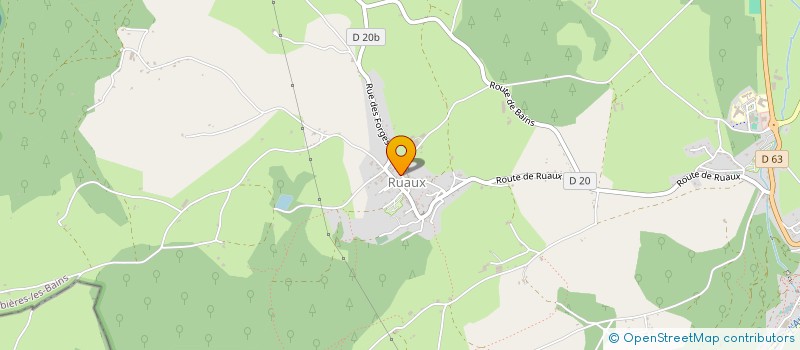 localisation de l'entreprise SCI MAAE  PLOMBIERES-LES-BAINS