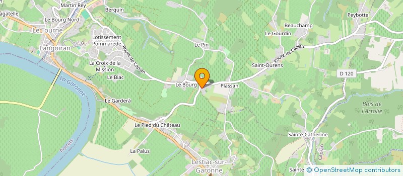 localisation de l'entreprise SCI MAAF CHATEAU DE CAILLAVET  CAPIAN