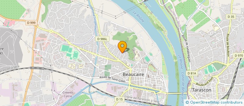 localisation de l'entreprise SCI MAAG  BEAUCAIRE