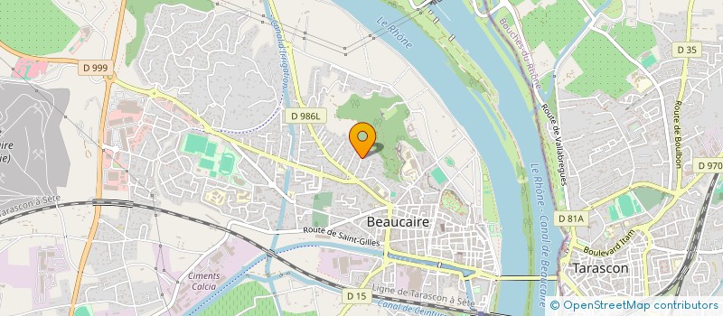 localisation de l'entreprise SCI MAAG2  BEAUCAIRE