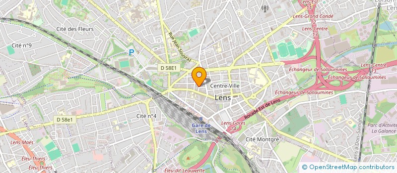 localisation de l'entreprise SCI MAAM IMMO III  LENS