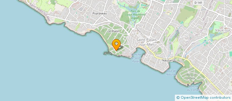 localisation de l'entreprise SCI MAARFI &CO  SAINT-PALAIS-SUR-MER