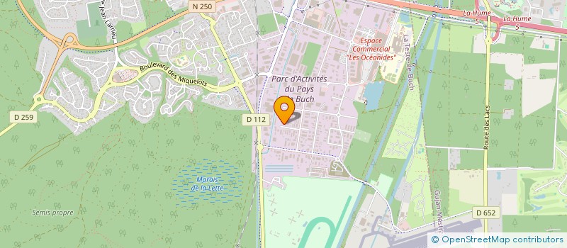 localisation de l'entreprise SCI MAARIF à LA TESTE-DE-BUCH