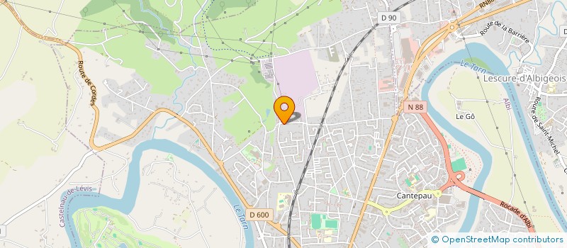 localisation de l'entreprise SCI MAAS à ALBI