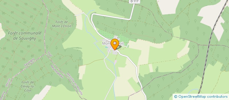 localisation de l'entreprise SCI MAAS  MONT-L'ETROIT