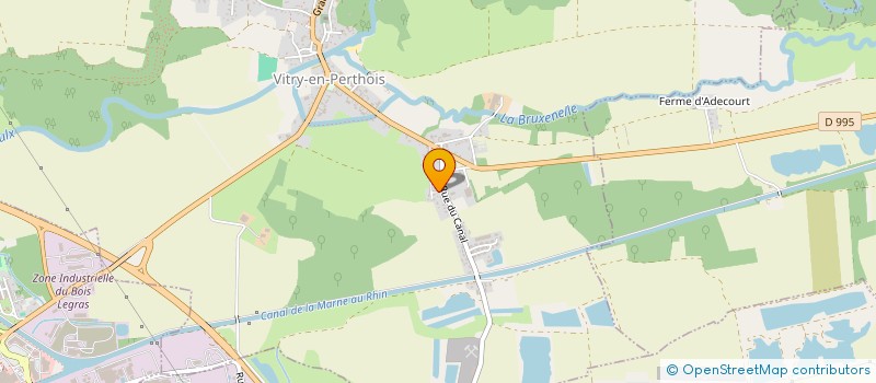 localisation de l'entreprise SCI MAAT  VITRY-EN-PERTHOIS