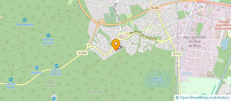 localisation de l'entreprise SCI MAATA à LA TESTE-DE-BUCH