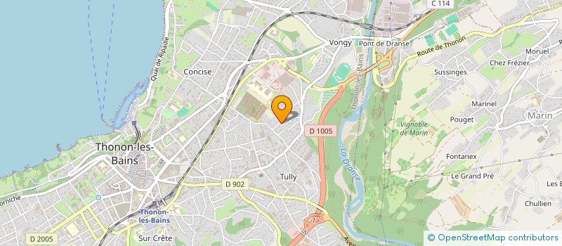 localisation de l'entreprise SCI MAATIANE à THONON-LES-BAINS