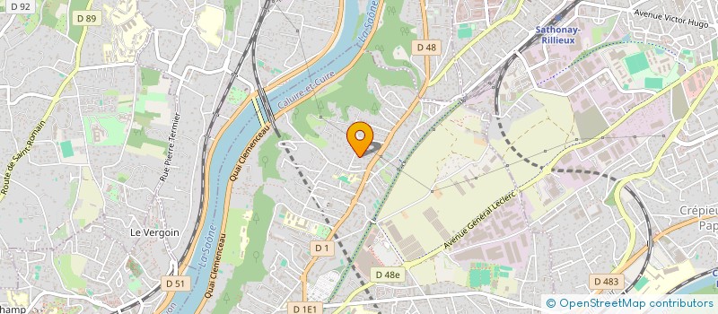 localisation de l'entreprise SCI MAAU  CALUIRE-ET-CUIRE