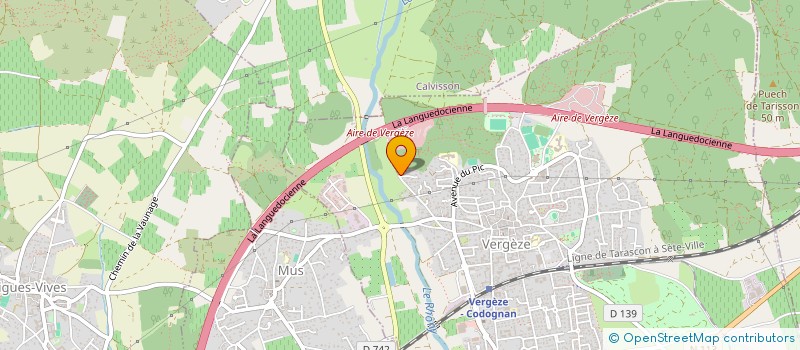 localisation de l'entreprise SCI MAAX INVEST  VERGEZE